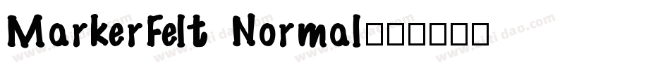 MarkerFelt Normal字体转换